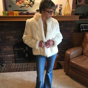 Vintage Wilson’s genuine rabbit and fox fur coat